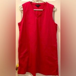 FREE WITH PURCHASE
Lands ends pink dress, size large, EUC